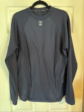 1st Phorm Men's Long-Sleeve Performance Crew in Navy Sz L